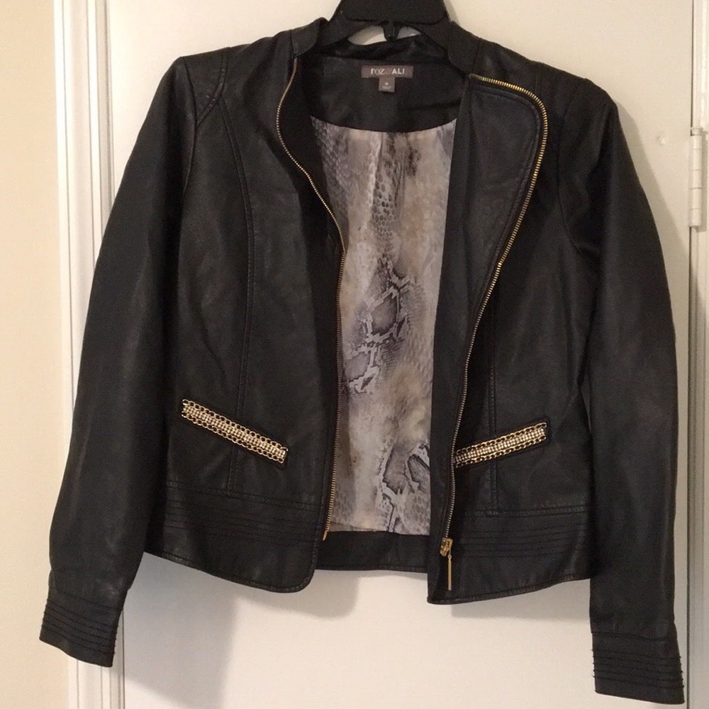 Faux Leather Jacket